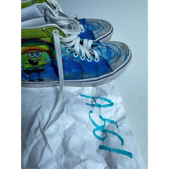 VANS SpongeBob SquarePants x Sk8-Hi Imaginaaation Shoes Sneakers Men Size 4,5 - Picture 13 of 13